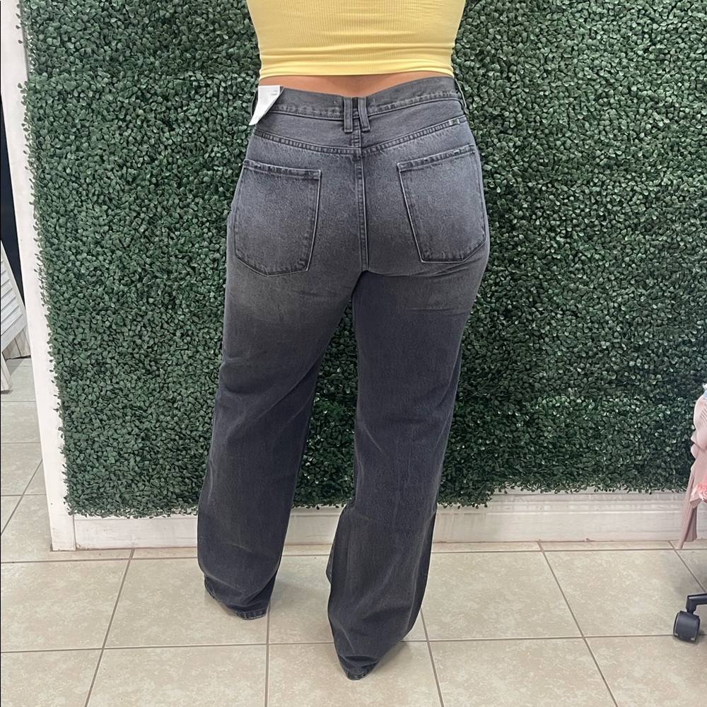 KanCan Black Distressed High-Rise Flare Jeans - Picture 5 of 6